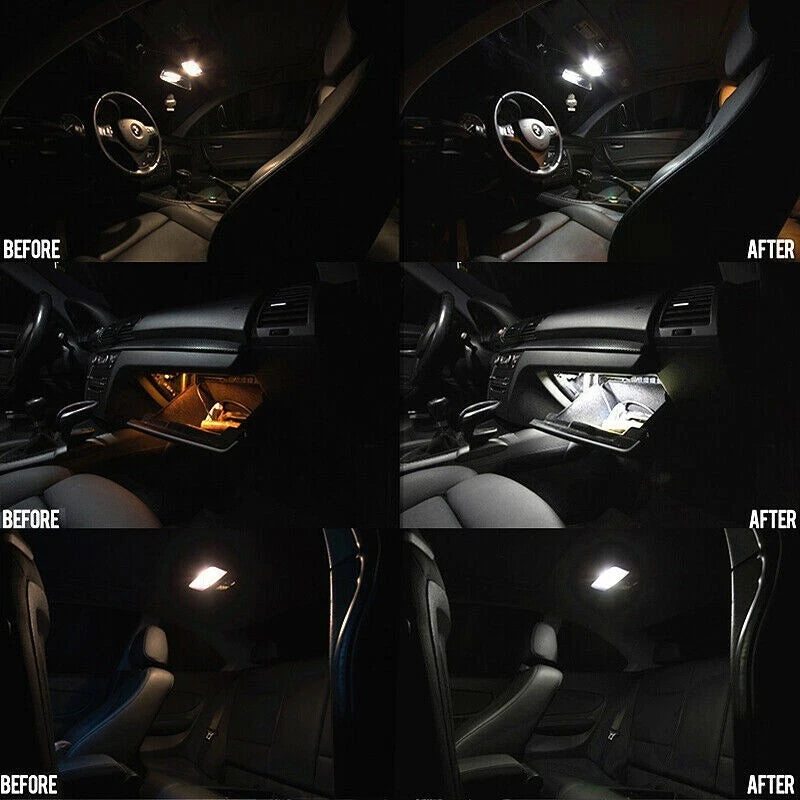 Pachet 11 LED-uri Kit Iluminare Interior Peugeot 308