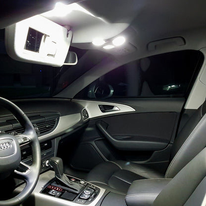 Pachet 15 LED-uri Kit Iluminare Interior Audi A6 C7 Avant