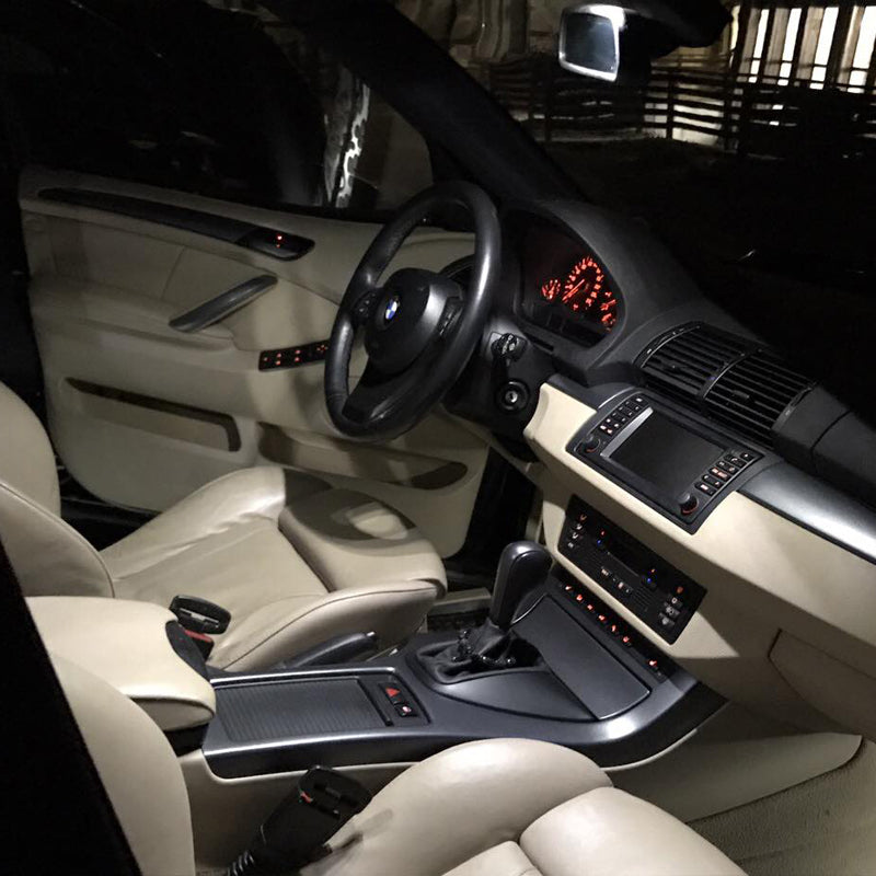 Pachet 19 LED-uri Iluminare Interior BMW X5 E53