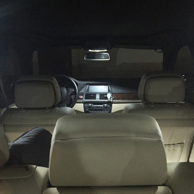 Pachet 21 LED-uri Kit Iluminare Interior BMW X6 E71 E72