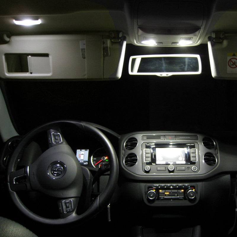 Pachet 12 LED-uri Kit Iluminare Interior VW Tiguan 5N