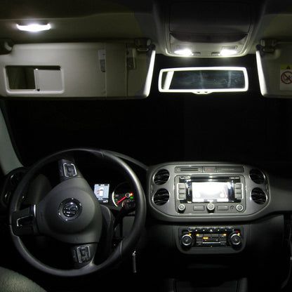 Pachet 12 LED-uri Kit Iluminare Interior VW Tiguan 5N