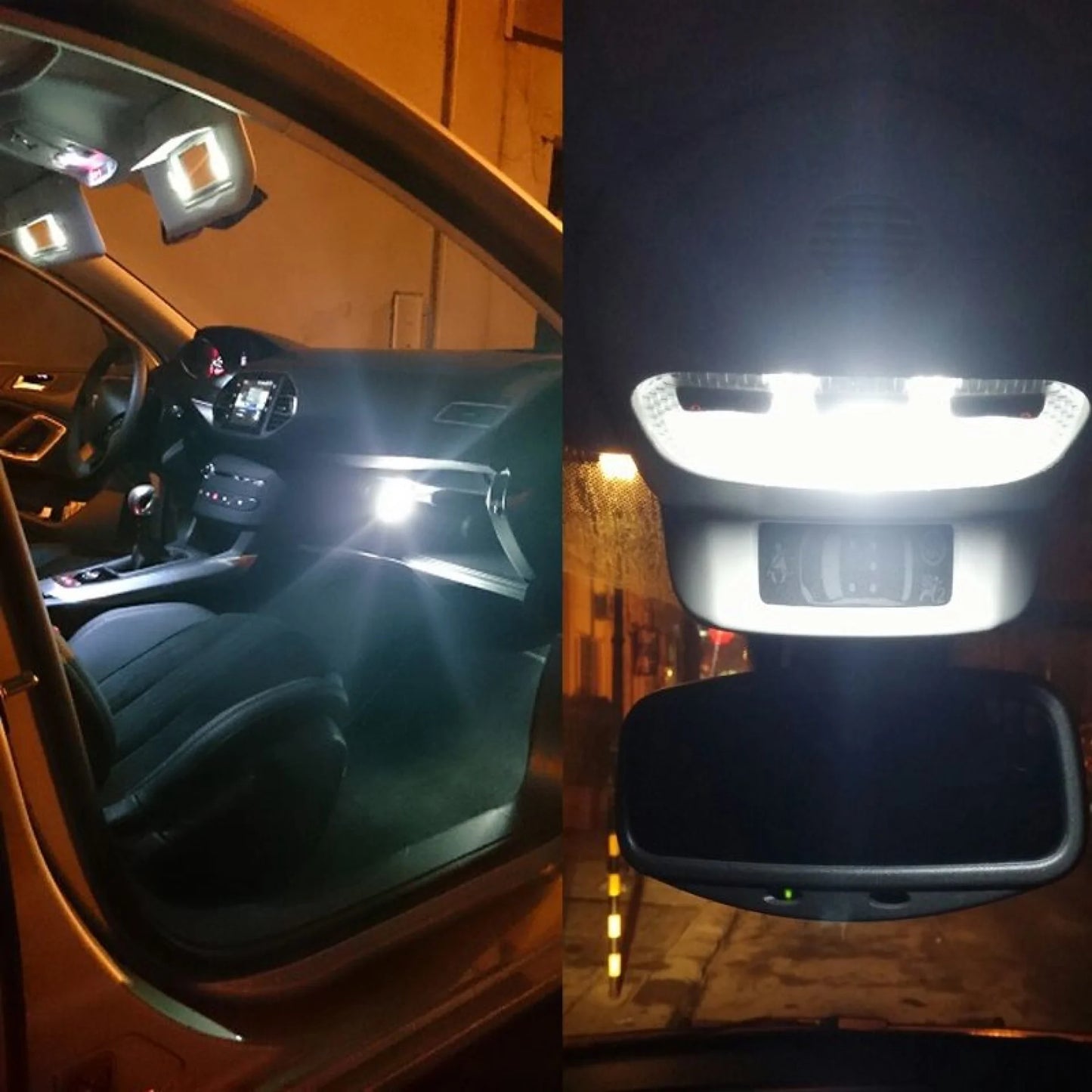 Pachet 11 LED-uri Kit Iluminare Interior Peugeot 308