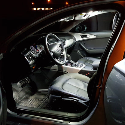 Pachet 15 LED-uri Kit Iluminare Interior Audi A6 C7 Avant