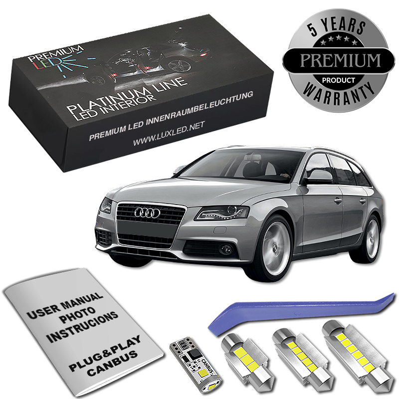 Pachet 16 LED-uri Iluminare Interior Audi A4 B8 Avant