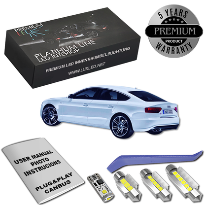 Pachet 16 LED-uri Kit Iluminare Interior Audi A5 B8