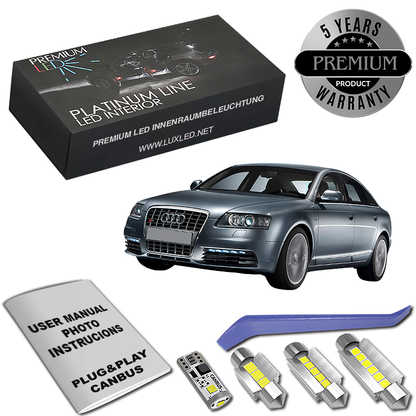 Pachet 14 LED-uri Iluminare Interior Audi A6 C6 4F