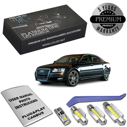 Pachet 22 LED-uri Kit Iluminare Interior Audi A8 D3 4E