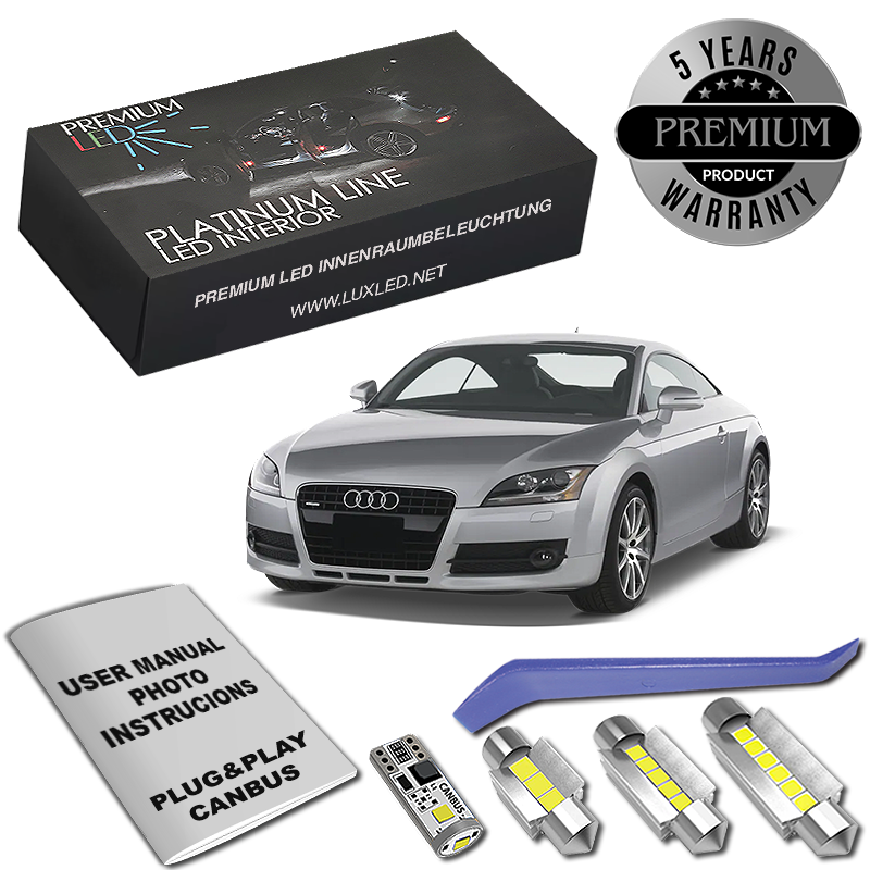Pachet 6 LED-uri Kit Iluminare Interior Audi ТТ 8J