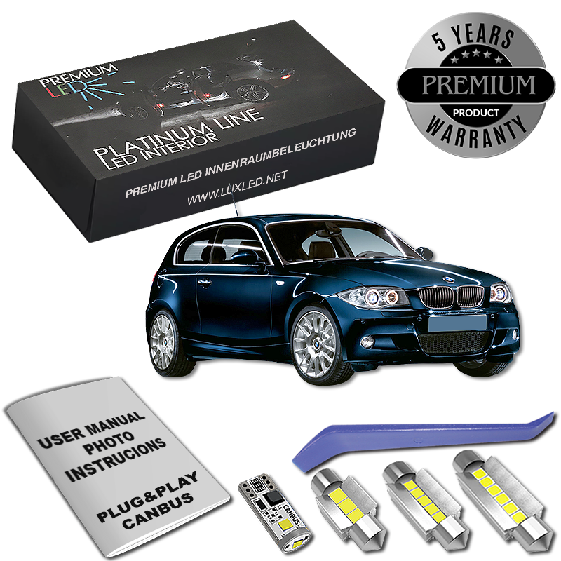 Pachet 12 LED-uri Iluminare Interior BMW E81
