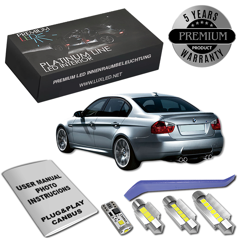 Pachet 14 LED-uri Kit Iluminare Interior BMW E90