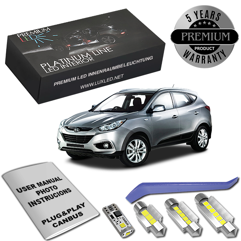 Pachet 7 LED-uri Kit Iluminare Interior Hyundai IX35