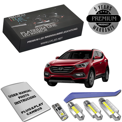 Pachet 8 LED-uri Kit Iluminare Interior Hyundai Santa Fe