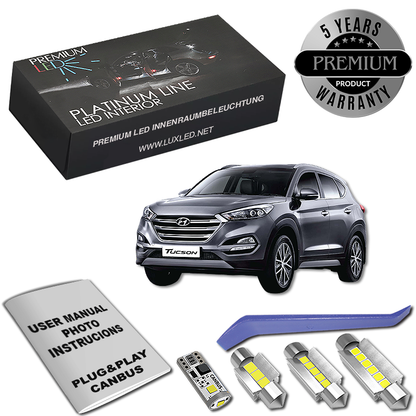 Pachet 7 LED-uri Kit Iluminare Interior Hyundai Tucson TL