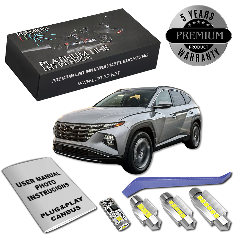 Pachet 8 LED-uri Kit Iluminare Interior Hyundai Santa Fe TM