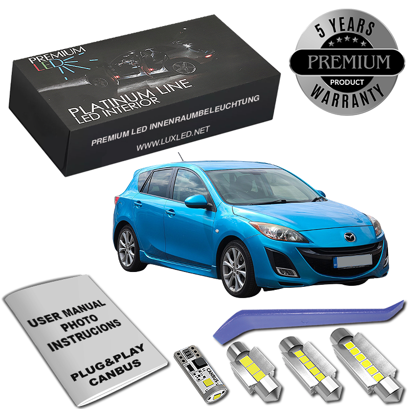 Pachet 8 LED-uri Kit Iluminare Interior Mazda 3 BL