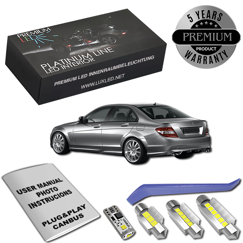 Kit LED Iluminare Interior pentru Mercedes W204 C Class