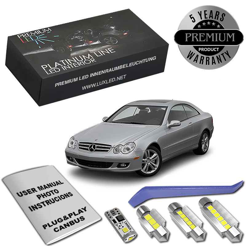 Kit LED Iluminare Interior pentru Mercedes W209 CLK