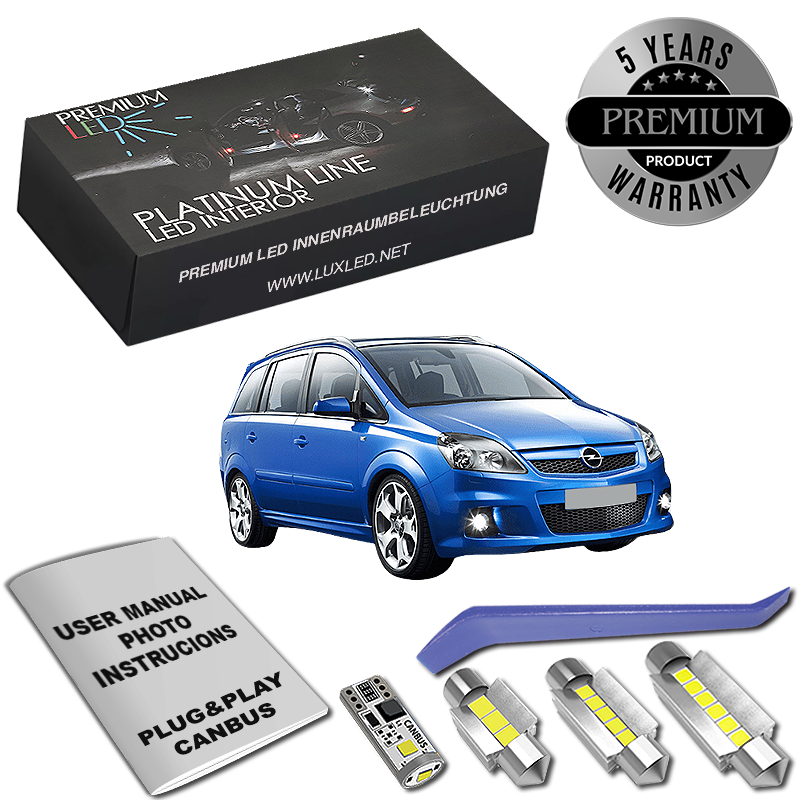 Pachet 15 LED-uri Kit Iluminare Interior Opel Zafira