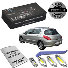 Pachet 11 LED-uri Kit Iluminare Interior Peugeot 308
