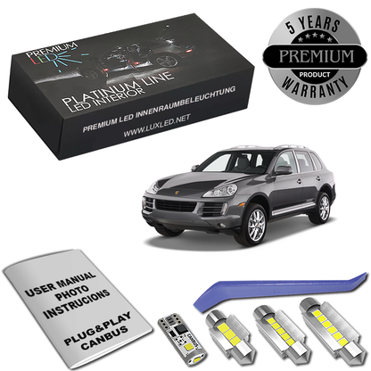 Pachet 17 LED-uri Kit Iluminare Interior Porsche Cayenne 958