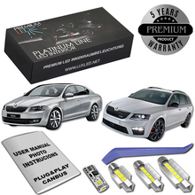 Pachet 18 LED-uri Kit Iluminare Interior Skoda Octavia 3