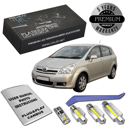 Pachet 12 LED-uri Kit Iluminare Interior Toyota Corolla Verso