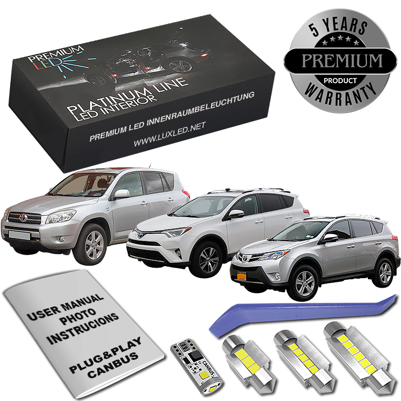 Pachet 6 LED-uri Kit Iluminare Interior Toyota RAV4