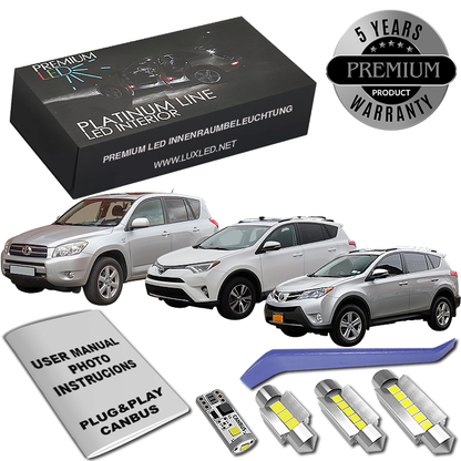 Pachet 6 LED-uri Kit Iluminare Interior Toyota RAV4