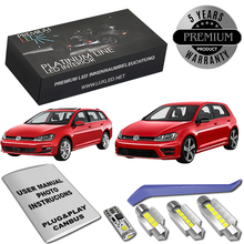 Pachet 12 LED-uri Kit Iluminare Interior VW Golf 7