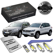 Pachet 12 LED-uri Kit Iluminare Interior VW Tiguan 5N
